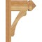 Ekena Millwork Legacy Arts & Crafts Rough Sawn Outlooker, Western Red Cedar, 6"W x 12"D x 16"H OUT06X12X16LEC03RWR - alternate 4